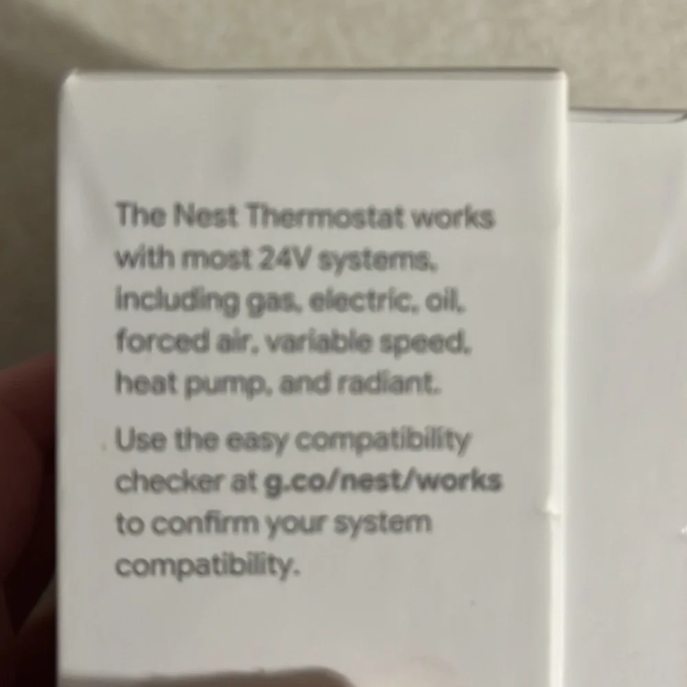 Google nest thermostat